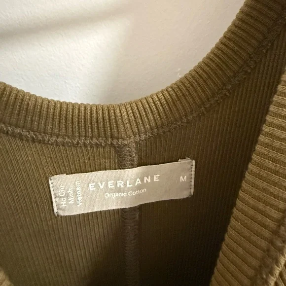 Everlane Olive Midi Dress - Picture 3 of 4